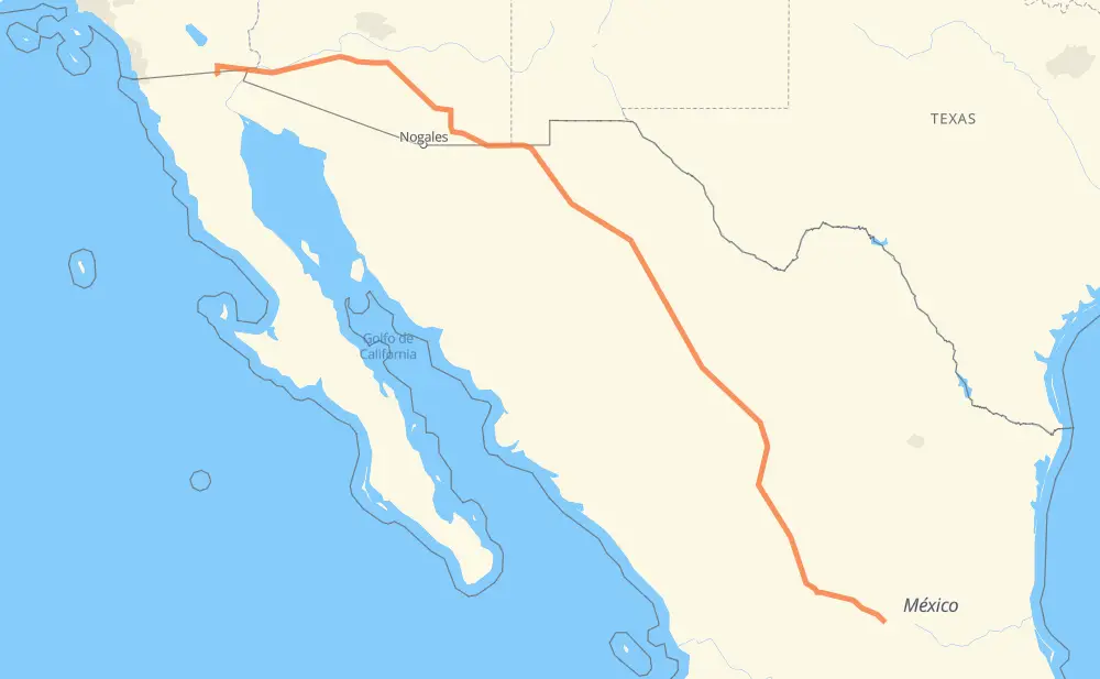 ¿Cuánto es de Mexicali a San Luis Potosí